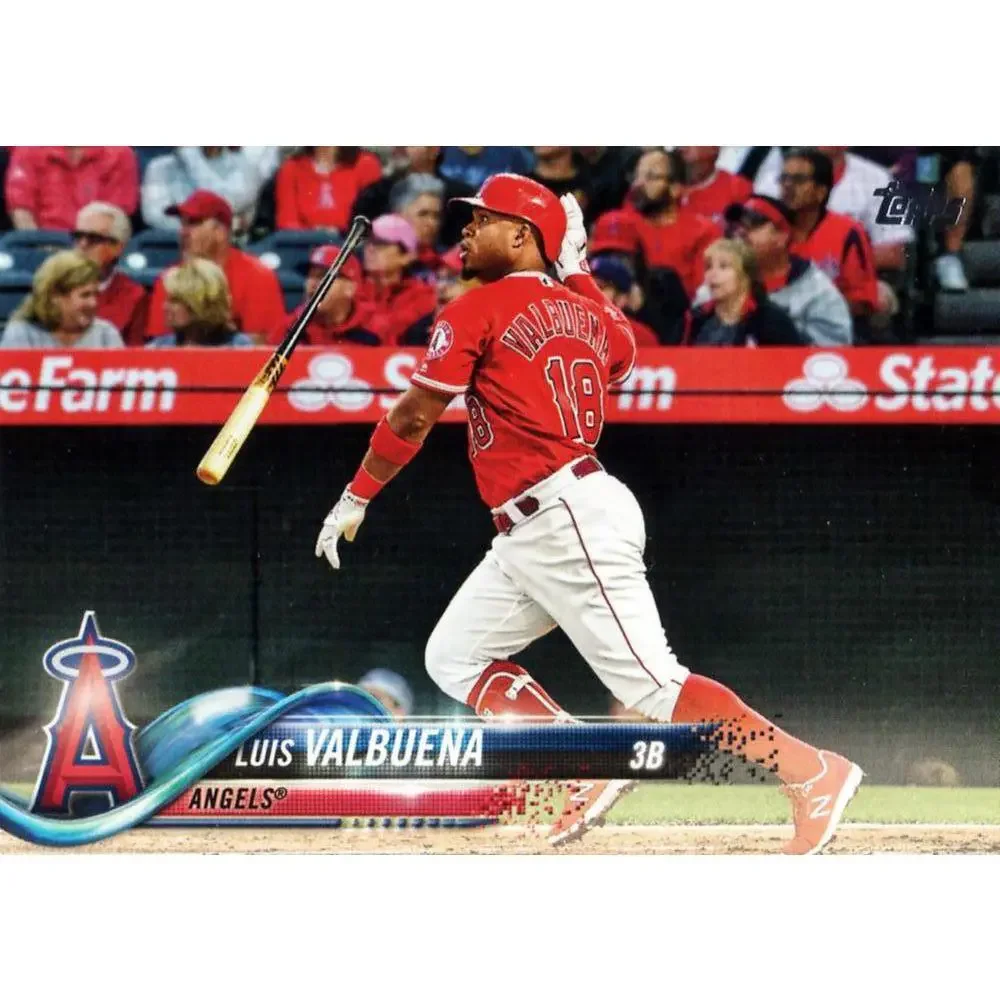 2018 Topps Update Luis Valbuena #US297 Angels